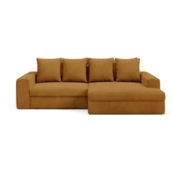 ECKSOFA Paola 3 Sitzplätze Senfgelb