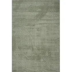 Webteppich Elio 1 Grün ca. 80x150cm
