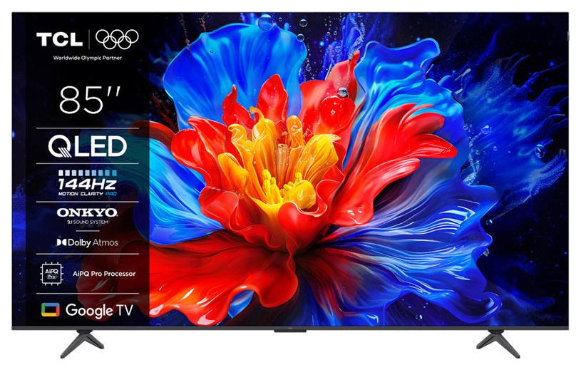 TCL 85QLED810K, 2,16 m (85"), 3840 x 2160 Pixel, 4K Ultra HD, QLED, Smart-TV, Schwarz