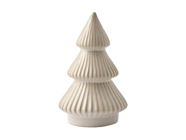 Lene Bjerre Décoration sapin Mythel Blanc, Ø8,2xH13,3 cm