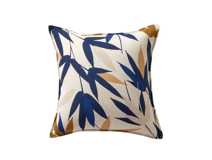 Coussin imprimé feuilles - Blancheporte