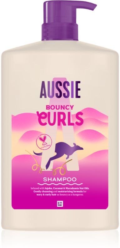 Aussie Bouncy Curls shampoing hydratation intense pour cheveux bouclés et frisés 1000 ml