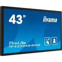 ProLite TF4339AS-B1AG, Public Display schwarz (matt), UltraHD/4K, IPS, Touchscreen