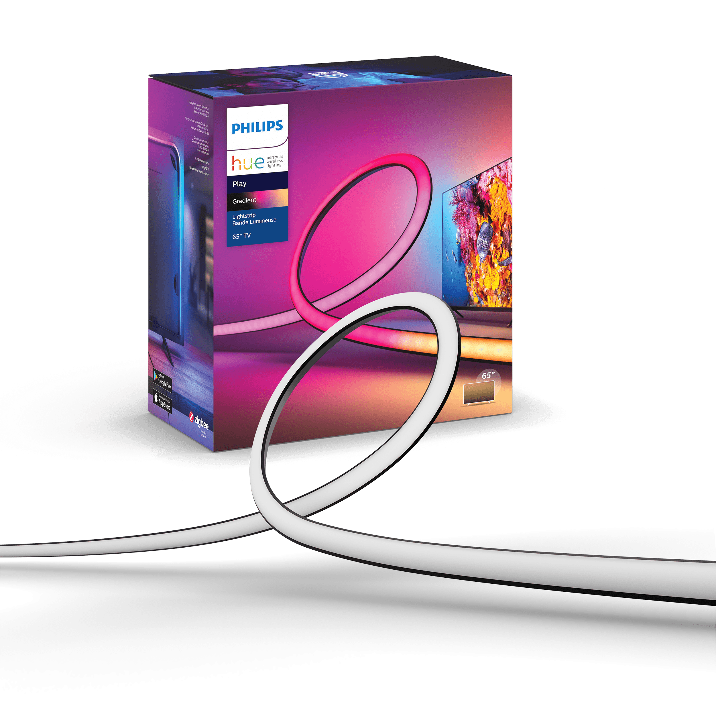 Philips Hue Play Gradient Lightstrip 65 Zoll White & Col. Amb.