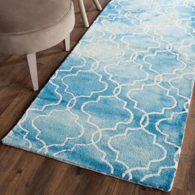 SAFAVIEH Handmade Dip Dye Elyse Watercolor Vintage Boho Wool Rug