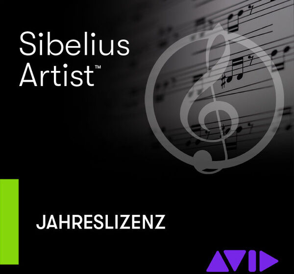 Avid Sibelius Artist Annual Subsc.