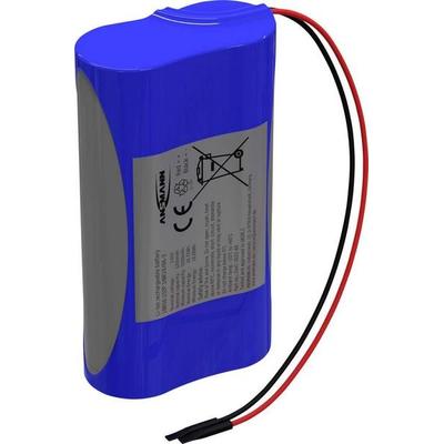 Ansmann 1S2P Akkupack 2x 18650 Kabel Li-Ion 3.6V 5200mAh Akkupack 2x Li-Ion 3.6V 5200 mAh