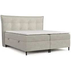 BOXBETT Las Palmas 200/200 cm Beige im Alta Stoff