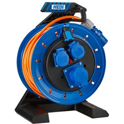 HEDI Vollkunststoff-Kabeltrommel Generation 7 Champion Ø 290 mm Camping-Ausführung - K740Q2TFC