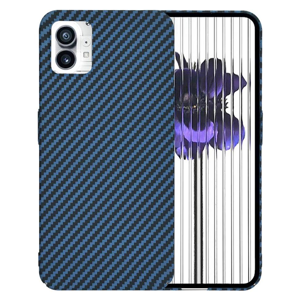 Techsuit - Carbonite FiberShell - Nothing Phone (1) - Cyan (Nothing Phone (1)) (56358412)
