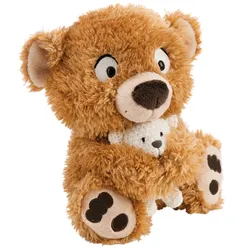 NICI Kuscheltier Bär Capiccino mit Teddy 7cm - braun|weiß