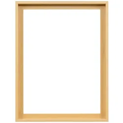 effect Schattenfugenrahmen Profil 50K Holz 80 x 80 / Natur