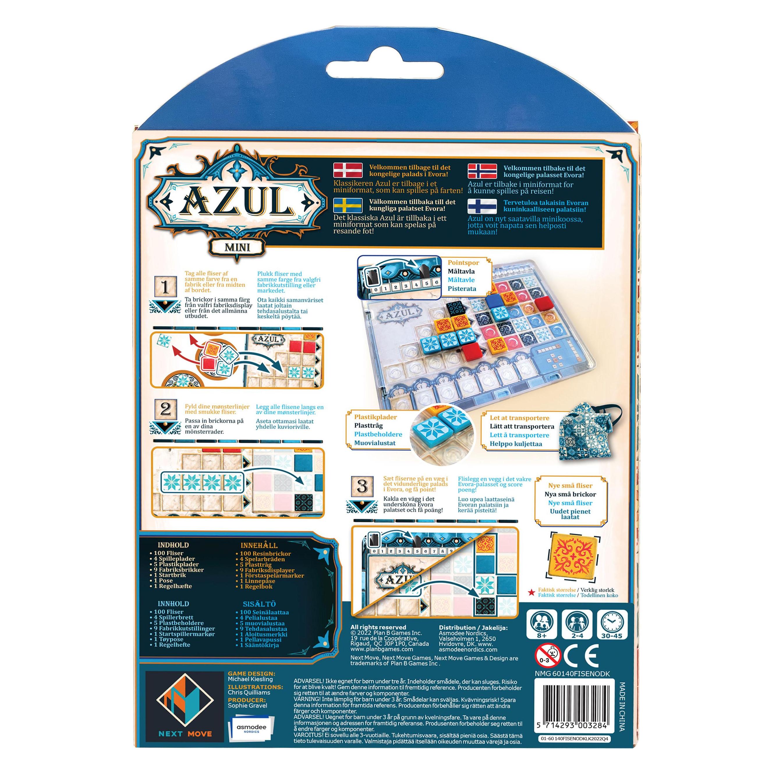 Enigma Azul Mini Nordic (Dänisch, Finnisch, Norwegisch, Schwedisch, 2 - 4 Spieler) (PBG40030NOR)