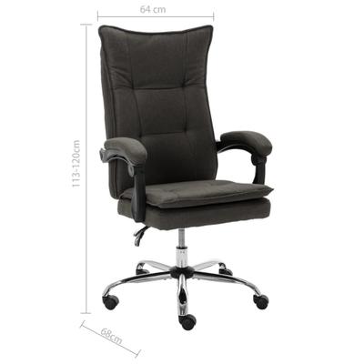Bürostuhl Stoff V1 | vidaXL : Farbe - Grau