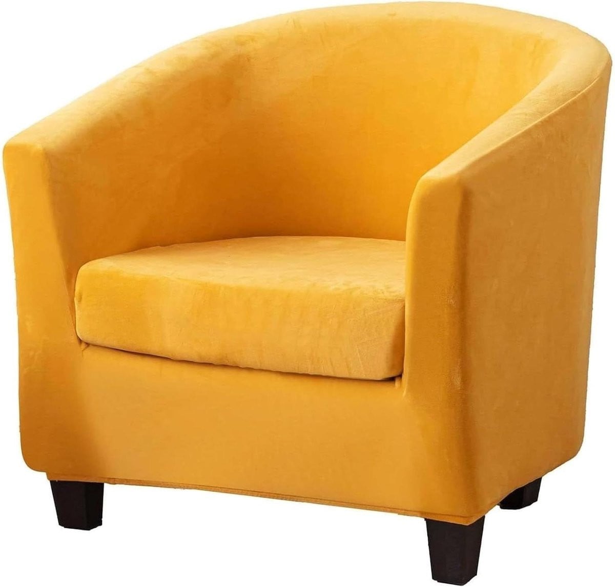 Set van 2 stoelhoezen voor fauteuils met aparte kussenhoes
