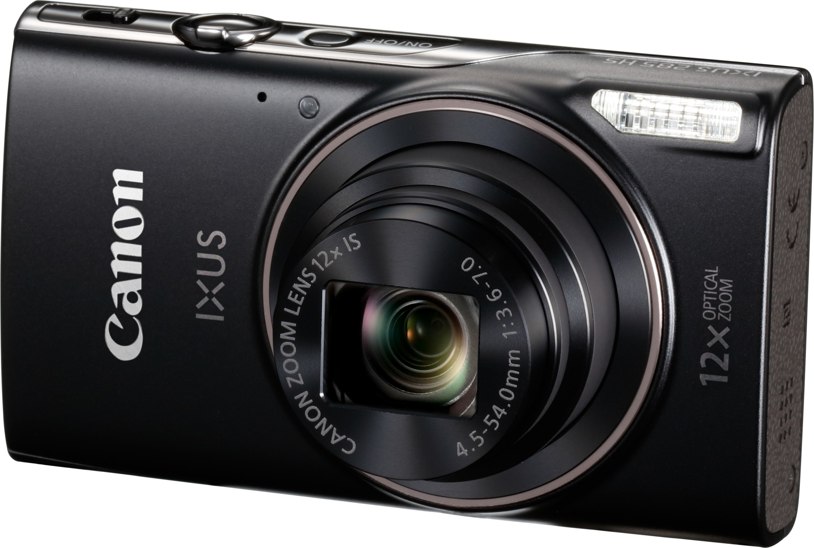 Canon IXUS 285 HS 20,2 Megapixel Full HD Kompaktkamera, 12-fach optischer/4-fach digitaler Zoom, 25 - 300 mm Brennweite, optischer Bildstabilisator, 1/2,3'' CMOS-Sensor, F3,6 (W) - F7 (T), 7,62 cm (3 Zoll) Display, WLAN, HDMI, Gesichts- und Lächelerkennung
