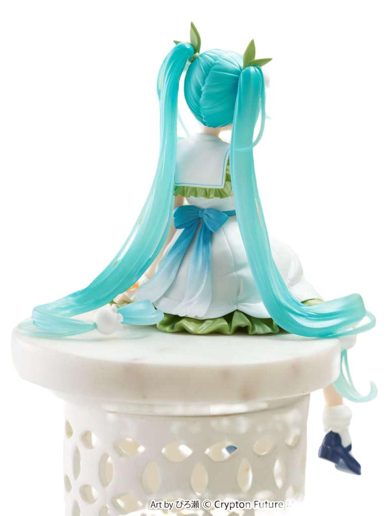 FuRyu Hatsune Miku Noodle Stopper PVC-beeldje Bloemenfee Lily of the Valley 14 cm