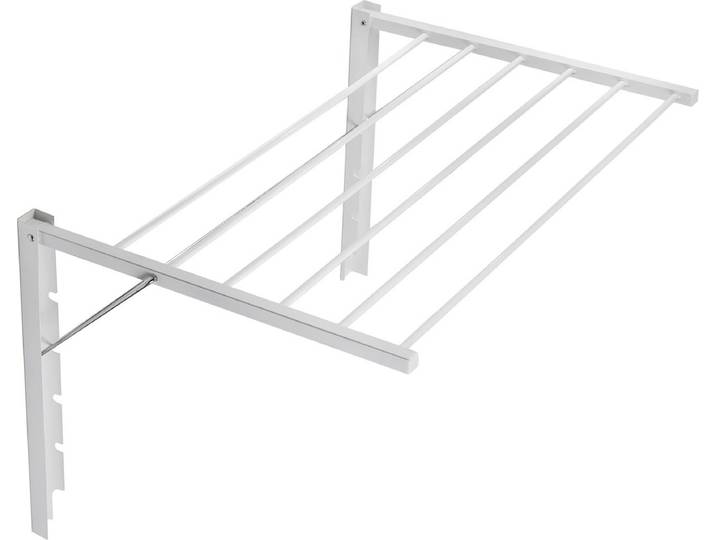 ABJ - Opvouwbaar Mini Droogrek voor badkamer muurmontage - 60 cm - WIT