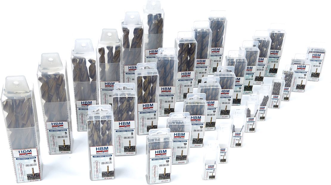 Hbm cobalt drill, 5 pezzi