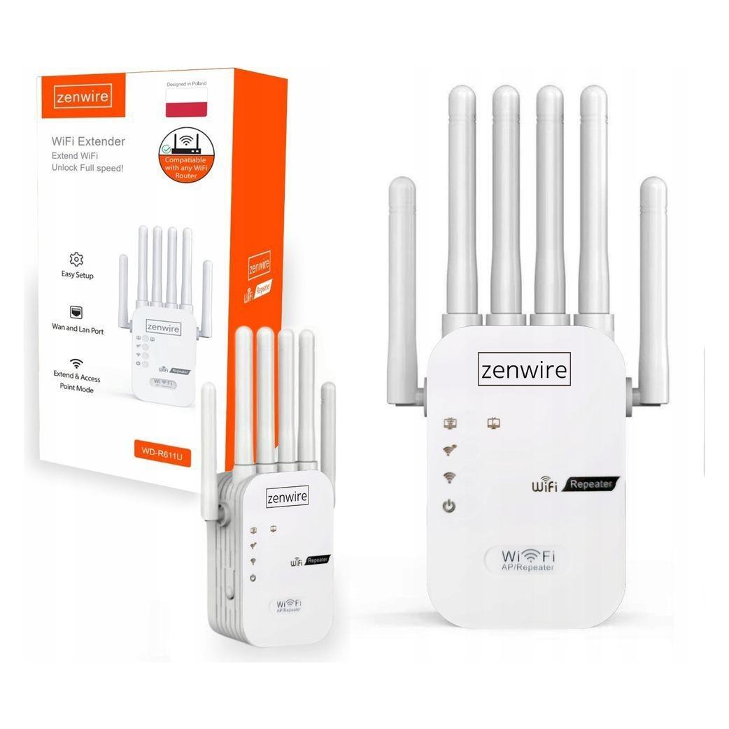 Zenwire WLAN-Signalverstärker, 5G-Repeater, Aussen-Extender WDR611U, 300 Mbit/s (300 Mbit/s) (WDR611U)