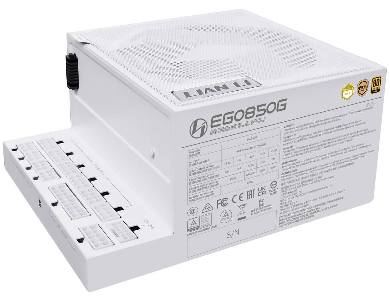 Lian Li EG0850G Voeding 850 W