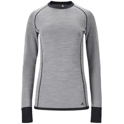 Whistler Brandi Merinowolle Baselayer langarm Skiunterhemd Damen 2161 - dusty blue 38