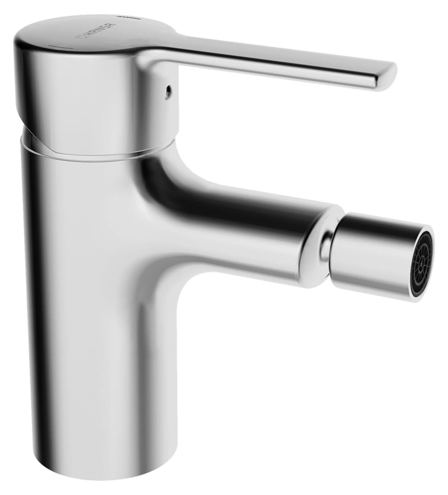 Hansa Bidetkraan HANSARONDA staand model met afvoerset chroom waterbesparend