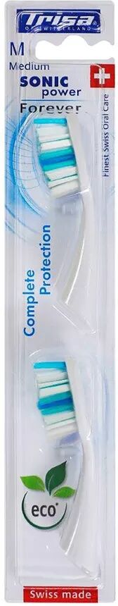 Trisa - Ersatzset Sonicpower Complete Protection medium, 2 Stück