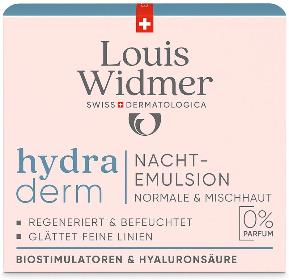 Louis Widmer hydraderm Nachtemulsion unparfümiert 50ml