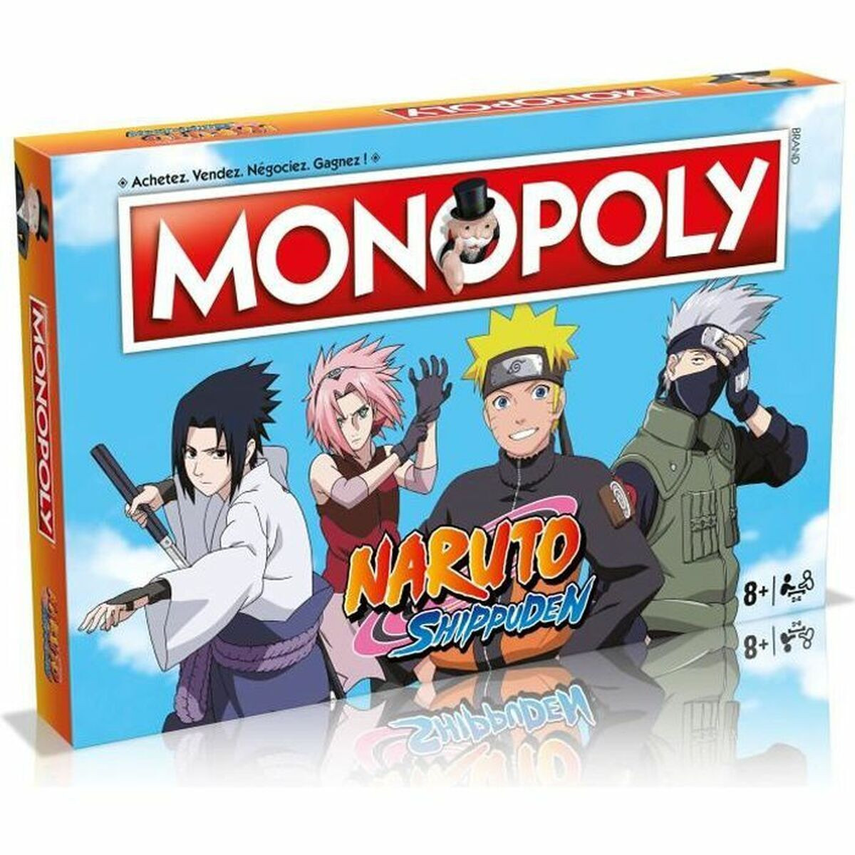 Winning Moves MONOPOLY Naruto bordspel (Franse versie)