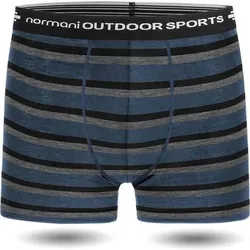 NORMANI OUTDOOR SPORTS Herren Merino Boxershorts Adelaide, Größe 4XL in Blau Blau
