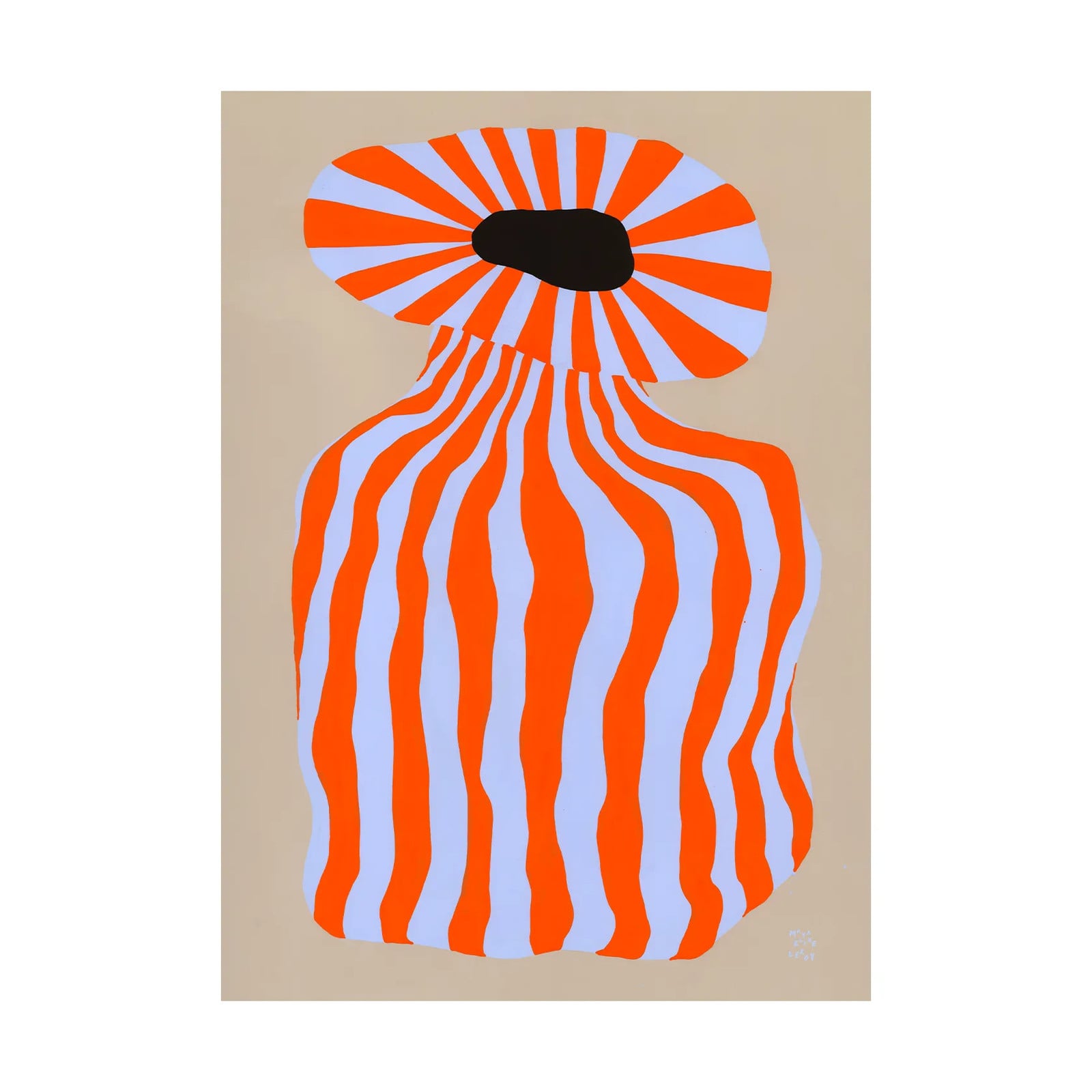 Paper Collective Doodle of a Doodle 01 grafische poster 30 x 40 cm