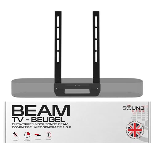 Sound Bass TV-beugel voor Sonos Beam Gen 1 & 2, Zwart