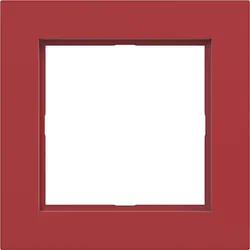 Hager WAD6100RG Rahmen 1fach, A.1, rot glänzend