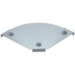 OBO 7138542 Deckel Bogen 90° für Bogen RBM 90 150 B=150mm Stahl bandverzinkt Zink/Aluminium, Double Dip DFBM 90 150 DD