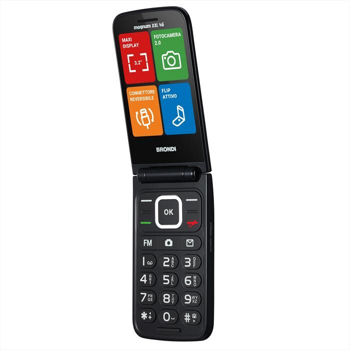 Brondi Cellulare Magnum Xxl 4g-gunmetal Grey