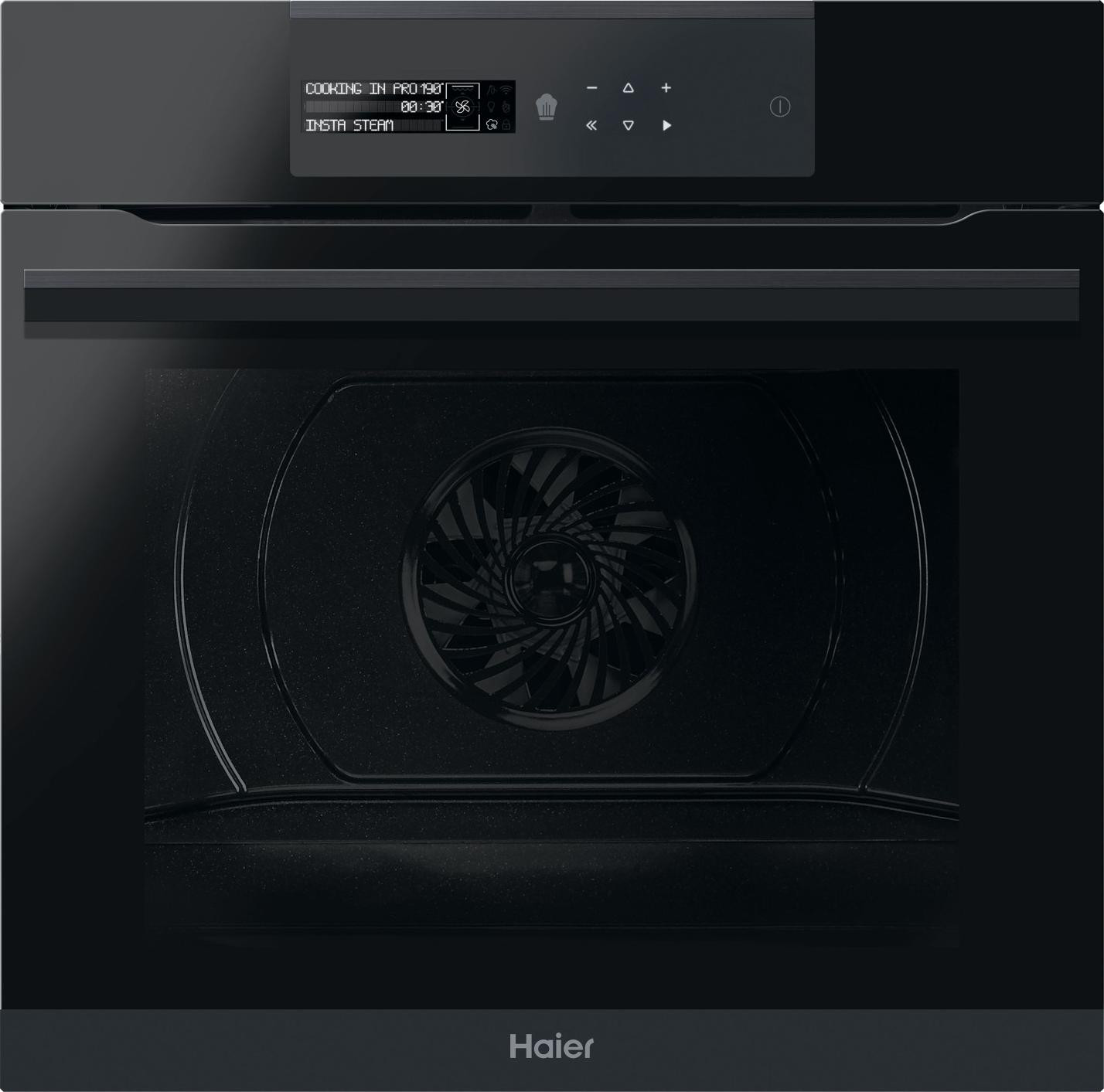 Haier I-Message Serie 6 HWO60SM6B9BH Elektrische oven, 70 liter, Pyrolytisch