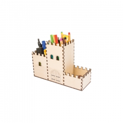 holzspielerei Stiftebox Burg 281093