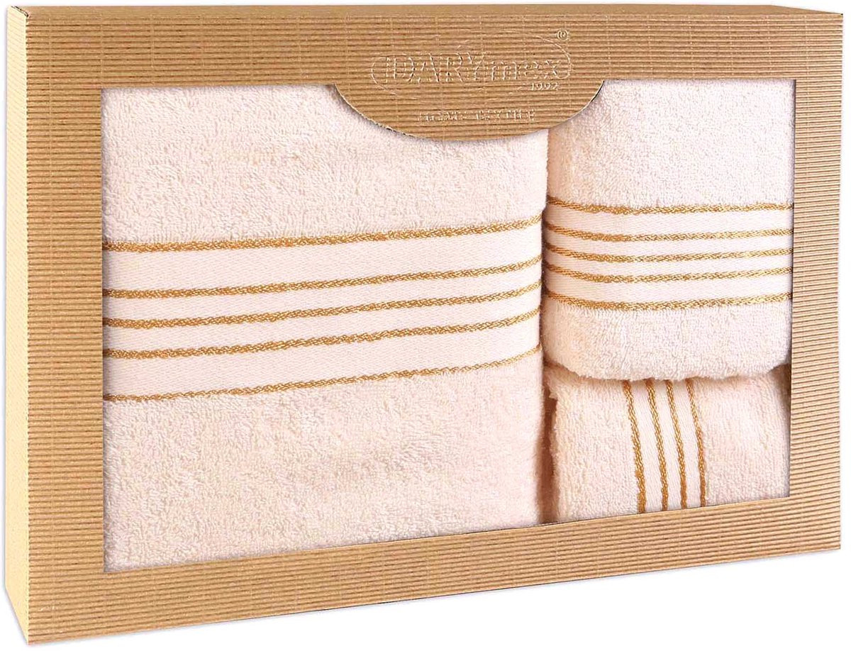 Darymex Premium Handdoekenset 3-delig - 100% Katoen - Crème