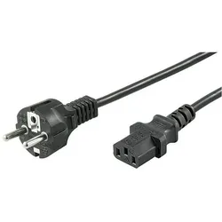 MicroConnect Stromkabel (10 m), Stromkabel, Schwarz