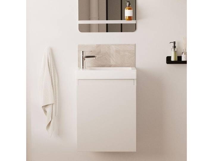 Mob In Meuble lave-mains suspendu LISA 41 cm Blanc