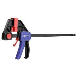 WorkPro WP232041 Einhandzwinge Spann-Weite (max.):450 mm Produktabmessung, Länge: 450 mm