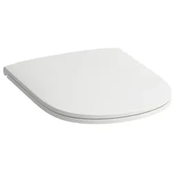 Laufen Lua WC-Sitz H8910830000001 mit Deckel, slim, abnehmbar, weiß, mit Absenkautomatik