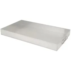 Giemme Spoleto – Backblech aus 1,2 mm starkem lebensmittelechtem Aluminium mit Griffen – 37x62 cm, 6 cm Rand
