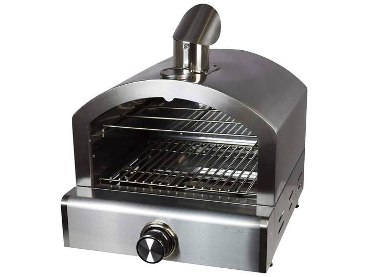 Pizzaofen, Silberfarben, Metall, 42.5x53.5x47 cm, Grillen, Grills