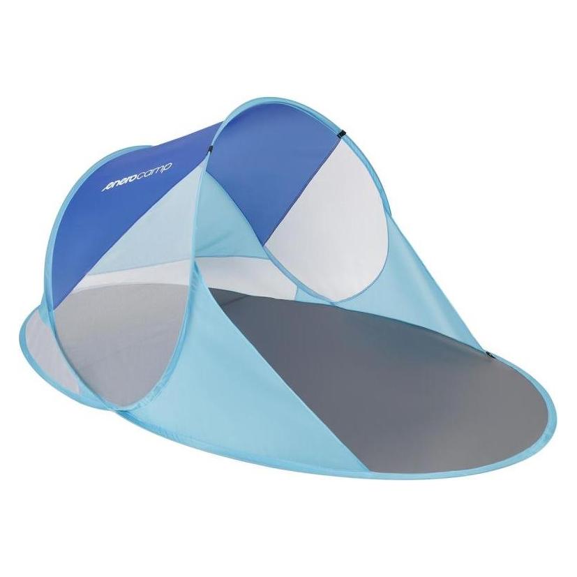 Enero Camp ZELT SELBST HERUNTERLADENDER STRANDSCHUTZ 190X120X90 (Strandzelt + Strandmuschel, 0.77 kg) (GS248037)