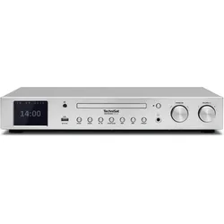 TechniSat Digitradio 143 V3 (CD Player, Radio Tuner), HiFi Komponente, Silber