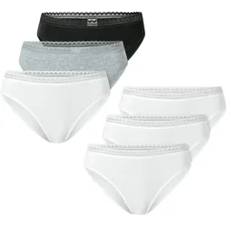 Schiesser Damen Rioslip Modern Multipacks 6er Pack
