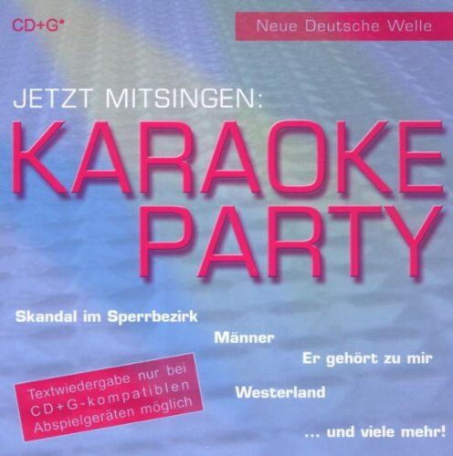 Karaoke Neue Deutsche Welle - Karaoke Party Neue deutsche Welle Vol. 2 - Preis vom 20.10.2026 15:32:43 h