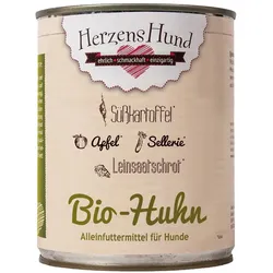 Herzenshund Bio Huhn mit Bio Süßkartoffel | 6x800g